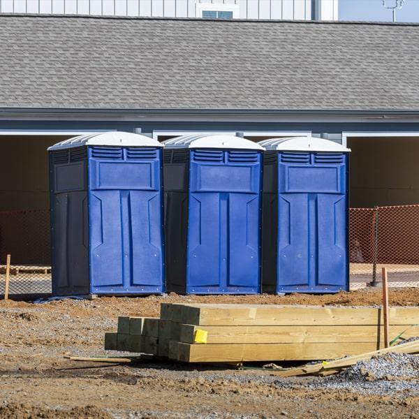 Heavy-duty construction site porta potty in Deltona, Florida
