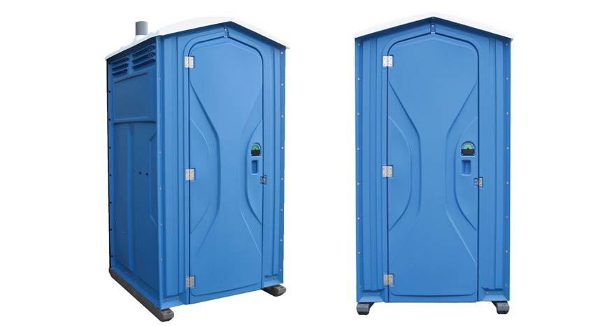 Long-term porta potty units on site in Deltona, Florida